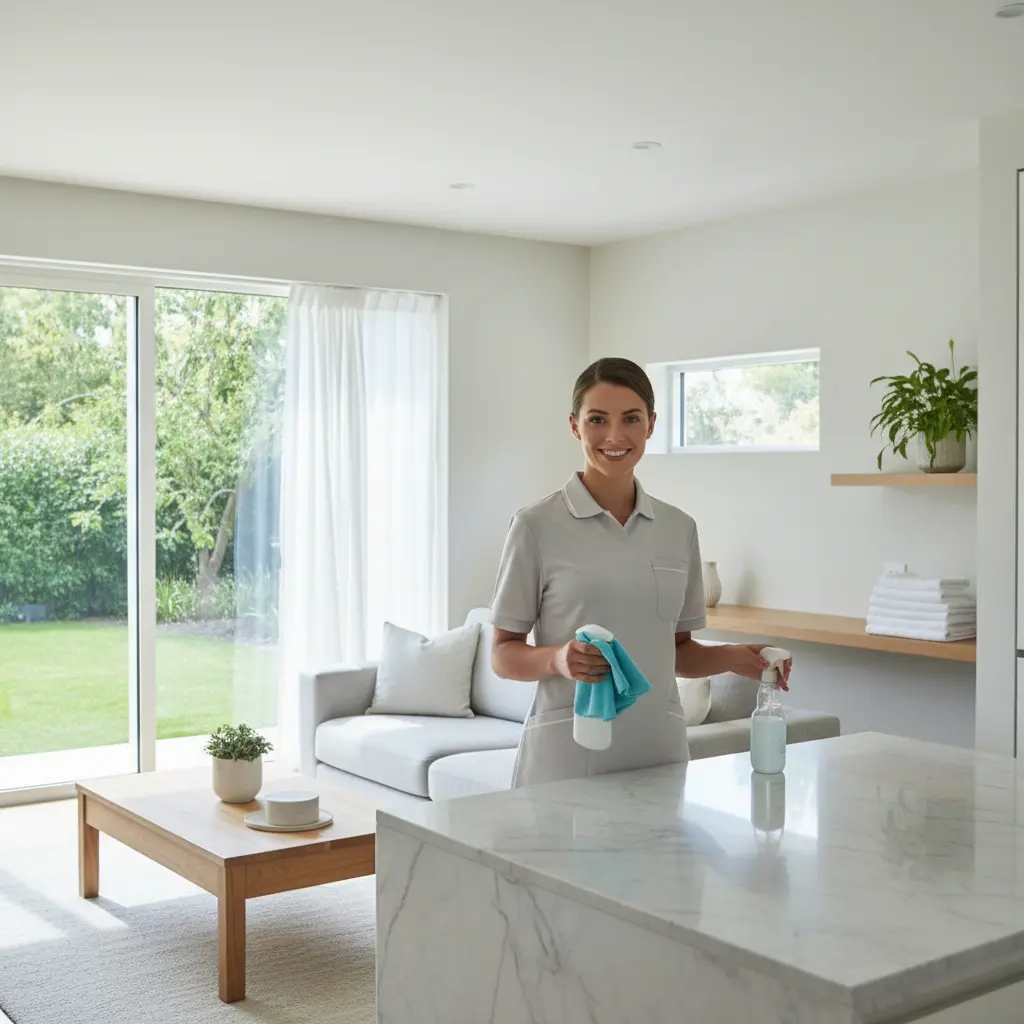 Tidy and fresh living room