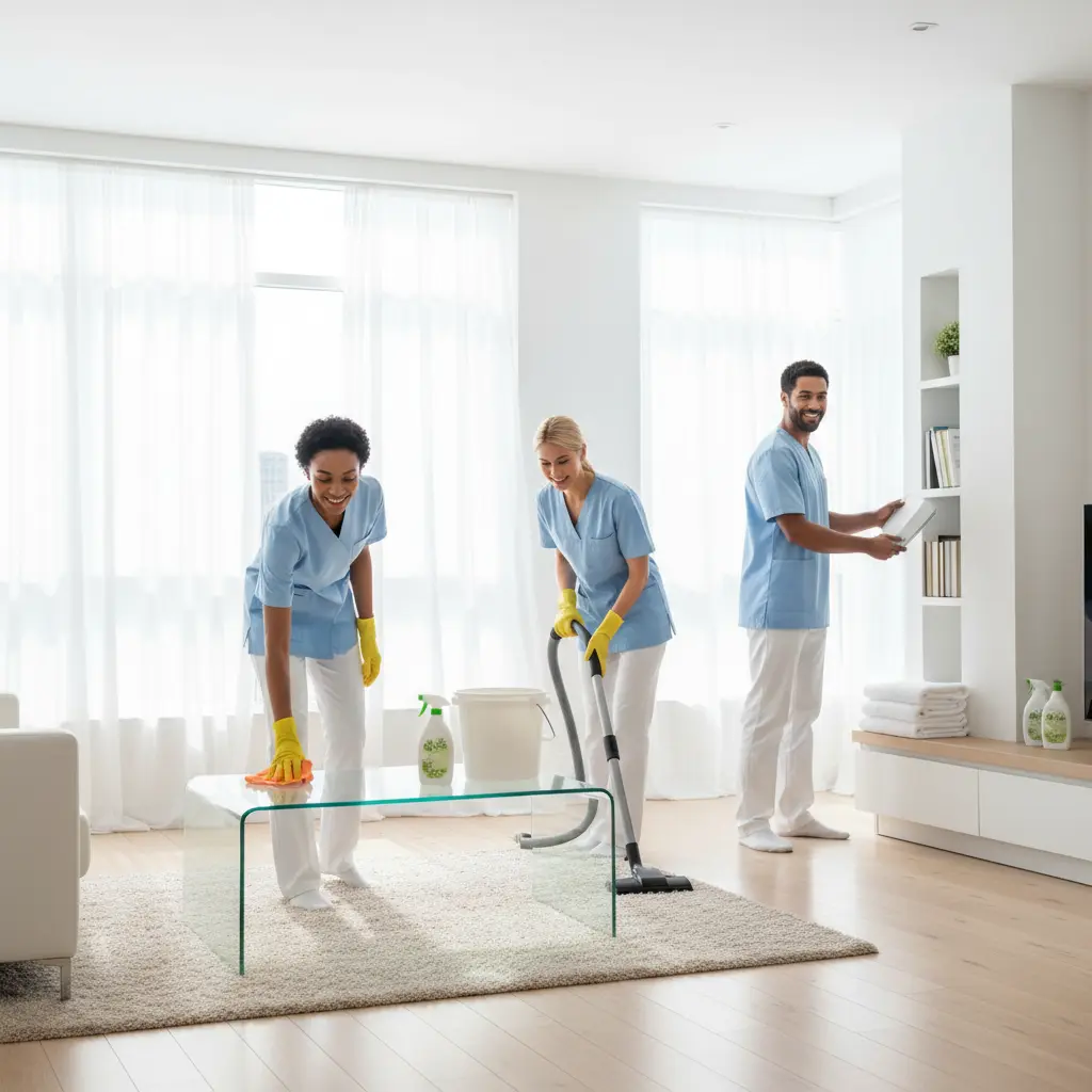 Gleaming hardwood floors